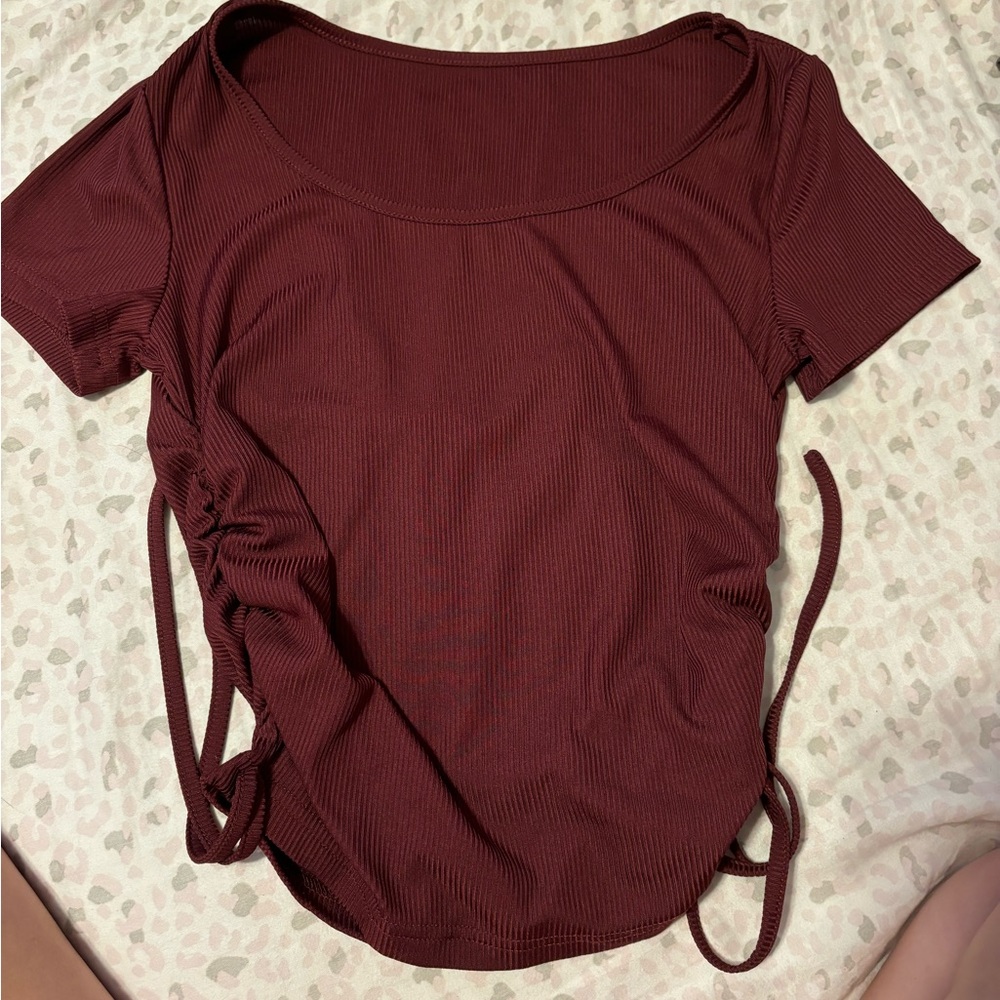 Maroon shirt